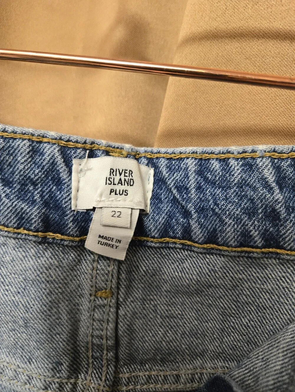 River Island Plus ripped mom jeans Size 22